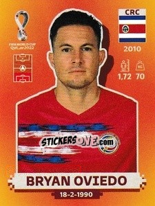 Cromo Bryan Oviedo - FIFA World Cup Qatar 2022. International Edition - Panini