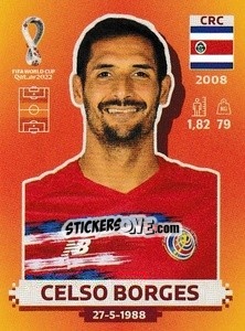 Sticker Celso Borges - FIFA World Cup Qatar 2022. International Edition - Panini