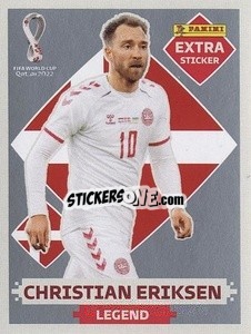 Sticker Christian Eriksen (Denmark) - FIFA World Cup Qatar 2022. International Edition - Panini