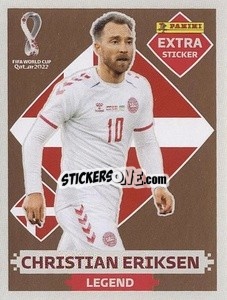 Figurina Christian Eriksen (Denmark) - FIFA World Cup Qatar 2022. International Edition - Panini