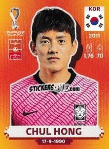 Figurina Chul Hong - FIFA World Cup Qatar 2022. International Edition - Panini