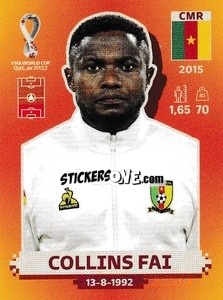 Figurina Collins Fai - FIFA World Cup Qatar 2022. International Edition - Panini