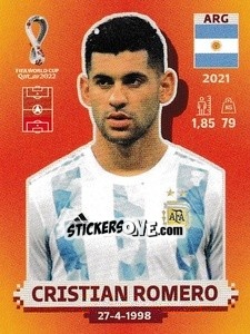 Cromo Cristian Romero - FIFA World Cup Qatar 2022. International Edition - Panini