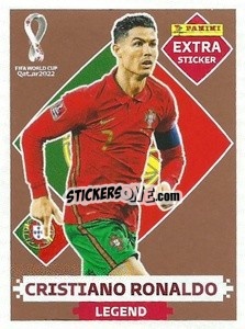 Figurina Cristiano Ronaldo (Portugal) - FIFA World Cup Qatar 2022. International Edition - Panini
