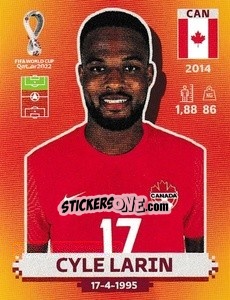 Figurina Cyle Larin - FIFA World Cup Qatar 2022. International Edition - Panini