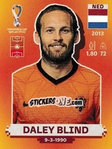 Sticker Daley Blind - FIFA World Cup Qatar 2022. International Edition - Panini