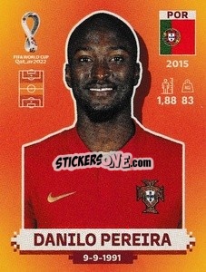 Sticker Danilo Pereira - FIFA World Cup Qatar 2022. International Edition - Panini