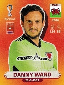 Sticker Danny Ward - FIFA World Cup Qatar 2022. International Edition - Panini