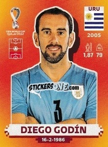 Cromo Diego Godín - FIFA World Cup Qatar 2022. International Edition - Panini