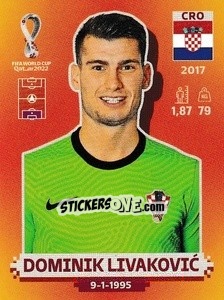 Figurina Dominik Livaković - FIFA World Cup Qatar 2022. International Edition - Panini