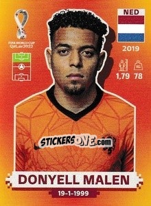 Sticker Donyell Malen - FIFA World Cup Qatar 2022. International Edition - Panini