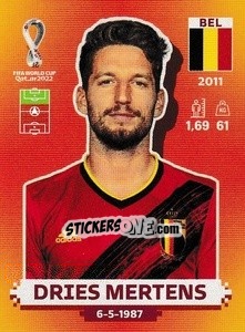 Sticker Dries Mertens - FIFA World Cup Qatar 2022. International Edition - Panini