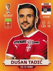 Sticker Dušan Tadić - FIFA World Cup Qatar 2022. International Edition - Panini