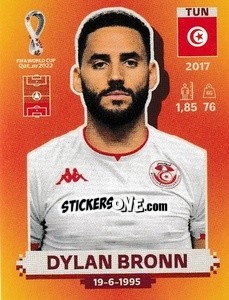 Cromo Dylan Bronn - FIFA World Cup Qatar 2022. International Edition - Panini