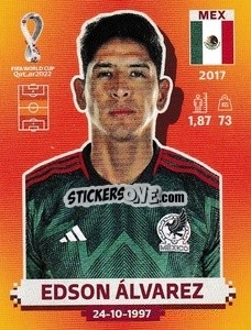 Sticker Edson Álvarez - FIFA World Cup Qatar 2022. International Edition - Panini
