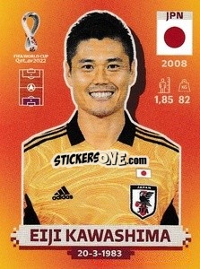 Sticker Eiji Kawashima - FIFA World Cup Qatar 2022. International Edition - Panini