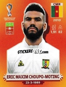 Sticker Eric Maxim Choupo-Moting - FIFA World Cup Qatar 2022. International Edition - Panini