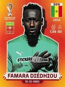 Sticker Famara Diédhiou - FIFA World Cup Qatar 2022. International Edition - Panini