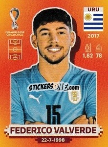 Sticker Federico Valverde - FIFA World Cup Qatar 2022. International Edition - Panini