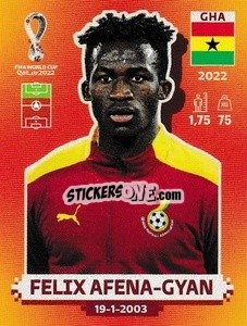 Sticker Felix Afena-Gyan - FIFA World Cup Qatar 2022. International Edition - Panini