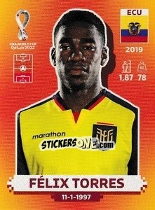 Figurina Félix Torres - FIFA World Cup Qatar 2022. International Edition - Panini