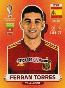 Sticker Ferran Torres - FIFA World Cup Qatar 2022. International Edition - Panini