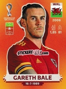 Figurina Gareth Bale - FIFA World Cup Qatar 2022. International Edition - Panini