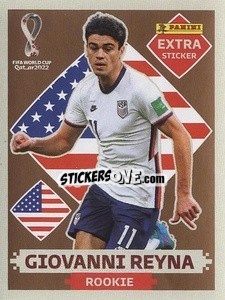 Sticker Giovanni Reyna (USA) - FIFA World Cup Qatar 2022. International Edition - Panini