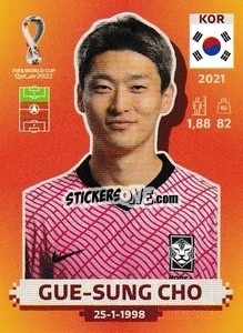 Sticker Gue-sung Cho - FIFA World Cup Qatar 2022. International Edition - Panini