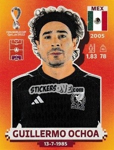 Sticker Guillermo Ochoa - FIFA World Cup Qatar 2022. International Edition - Panini