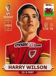 Sticker Harry Wilson - FIFA World Cup Qatar 2022. International Edition - Panini