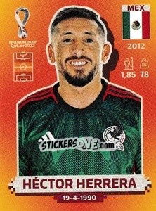 Figurina Héctor Herrera - FIFA World Cup Qatar 2022. International Edition - Panini