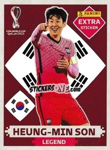 Cromo Heung-min Son (Korea Republic) - FIFA World Cup Qatar 2022. International Edition - Panini