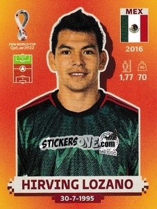 Sticker Hirving Lozano - FIFA World Cup Qatar 2022. International Edition - Panini