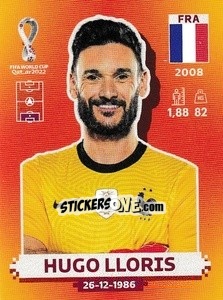 Sticker Hugo Lloris - FIFA World Cup Qatar 2022. International Edition - Panini