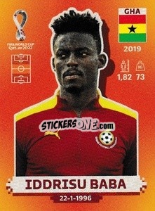 Sticker Iddrisu Baba - FIFA World Cup Qatar 2022. International Edition - Panini