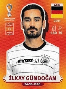 Cromo İlkay Gündoğan - FIFA World Cup Qatar 2022. International Edition - Panini