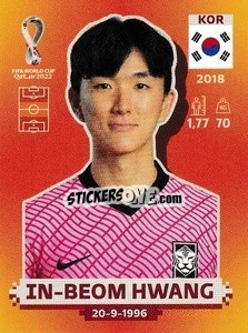 Cromo In-beom Hwang - FIFA World Cup Qatar 2022. International Edition - Panini