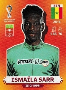 Figurina Ismaïla Sarr - FIFA World Cup Qatar 2022. International Edition - Panini