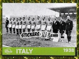 Sticker Italy 1938 - FIFA World Cup Qatar 2022. International Edition - Panini