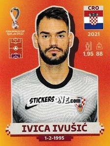 Sticker Ivica Ivušić - FIFA World Cup Qatar 2022. International Edition - Panini
