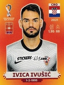 Cromo Ivica Ivušić - FIFA World Cup Qatar 2022. International Edition - Panini