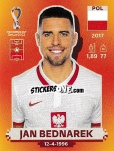 Sticker Jan Bednarek - FIFA World Cup Qatar 2022. International Edition - Panini