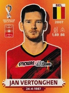 Cromo Jan Vertonghen - FIFA World Cup Qatar 2022. International Edition - Panini