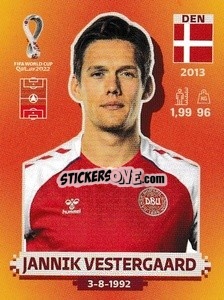 Sticker Jannik Vestergaard - FIFA World Cup Qatar 2022. International Edition - Panini