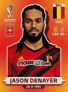 Figurina Jason Denayer - FIFA World Cup Qatar 2022. International Edition - Panini