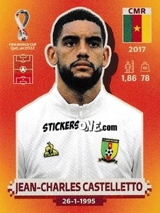 Figurina Jean-Charles Castelletto - FIFA World Cup Qatar 2022. International Edition - Panini