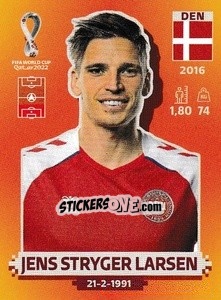 Figurina Jens Stryger Larsen - FIFA World Cup Qatar 2022. International Edition - Panini