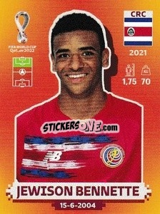 Sticker Jewison Bennette - FIFA World Cup Qatar 2022. International Edition - Panini