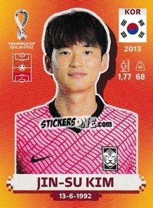 Sticker Jin-su Kim - FIFA World Cup Qatar 2022. International Edition - Panini